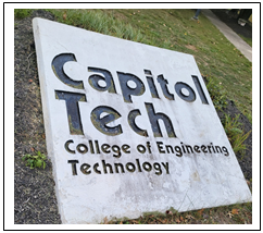 Capitol Tech College of Engineering Sign